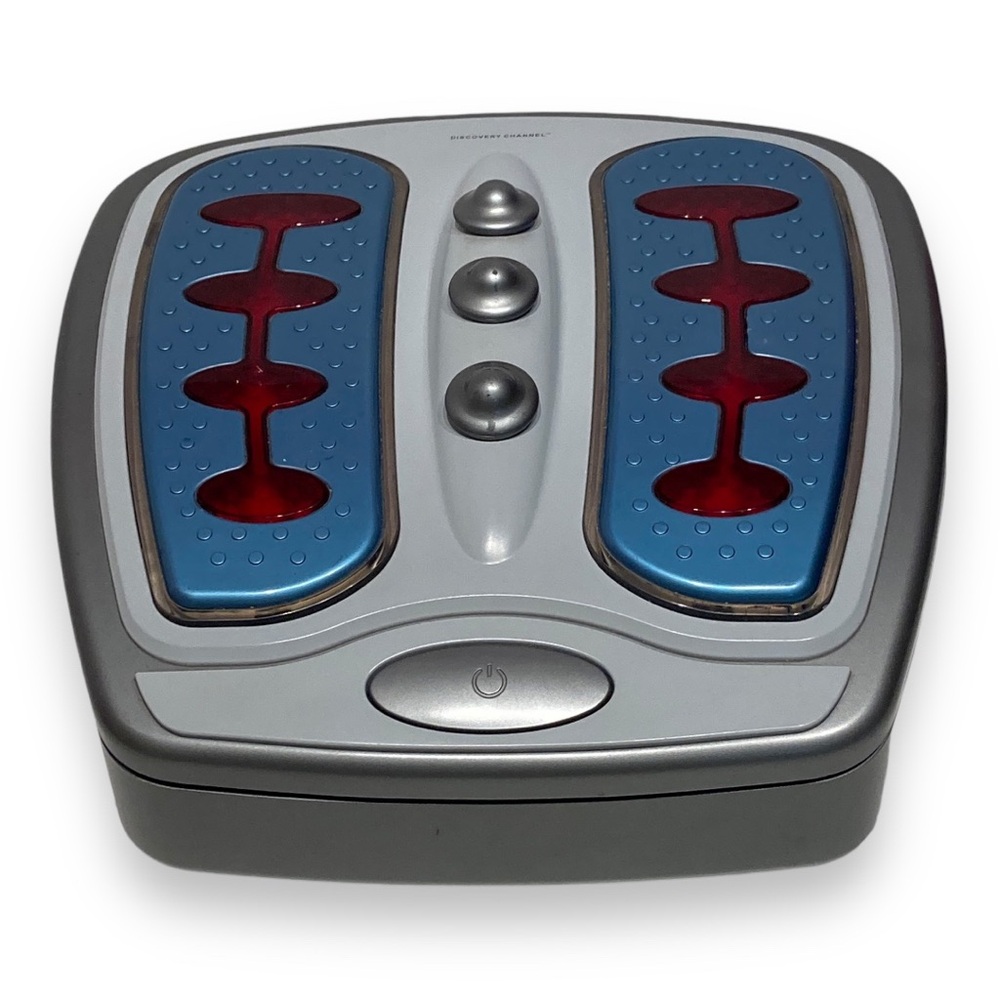 discovery channel infrared heat & massage foot revitalizer